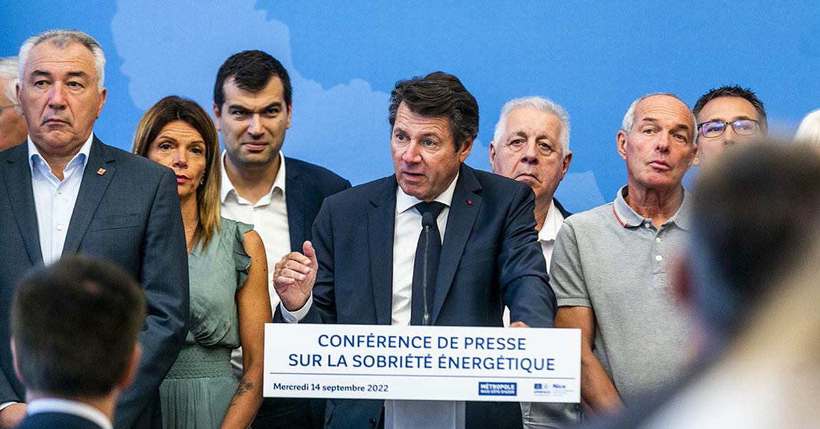 Présentation du plan de sobriété énergétique