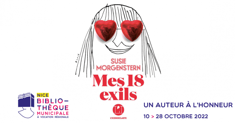 susie Morgenstern - mes 18 exils - un auteur à l'honneur