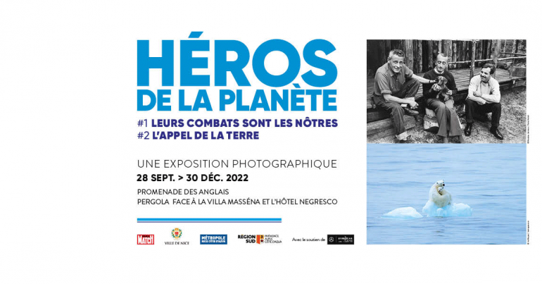 affiche de l'expo héros de la planète