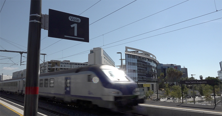 Visite de la nouvelle gare multimodale Nice Saint-Augustin