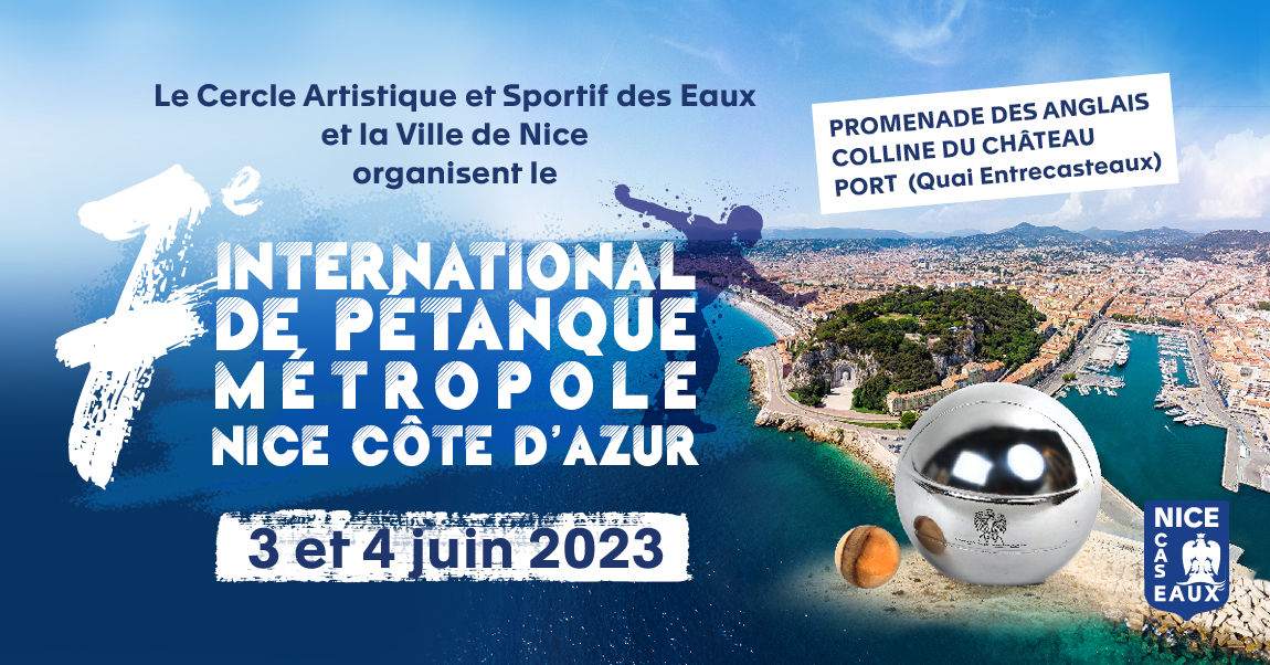7ème International de pétanque de la Métropole Nice Côte d’Azur