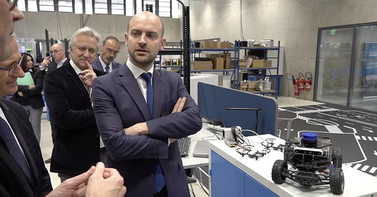 Visite du ministre Jean-Noël BARROT à l''IMREDD