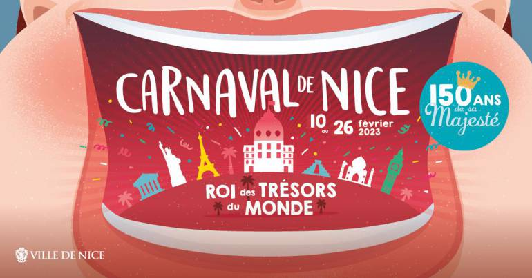 roi des trésors du monde - Carnaval de Nice 2023