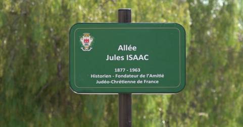 Inauguration de l''Allée Jules Isaac