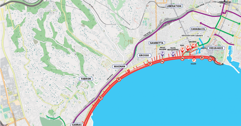 Bien circuler et stationner à Nice