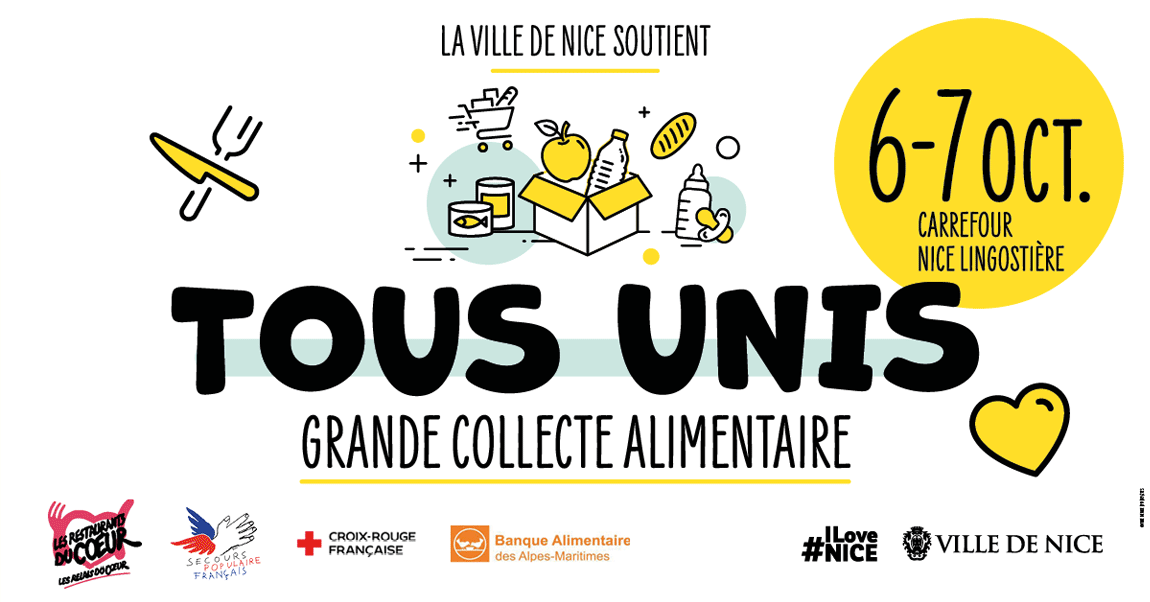 "Tous unis" grande collecte alimentaire