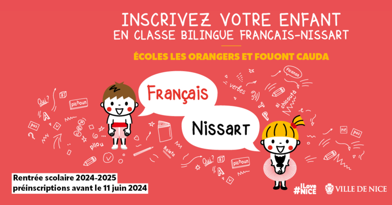 Inscription à la classe français-nissart