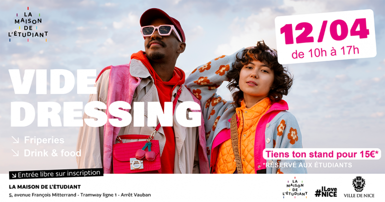 Vide Dressing 100% étudiant