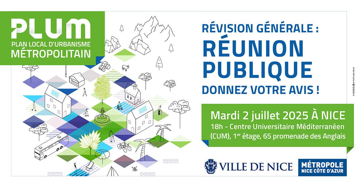 Réunion publique - Révision générale du PLUm