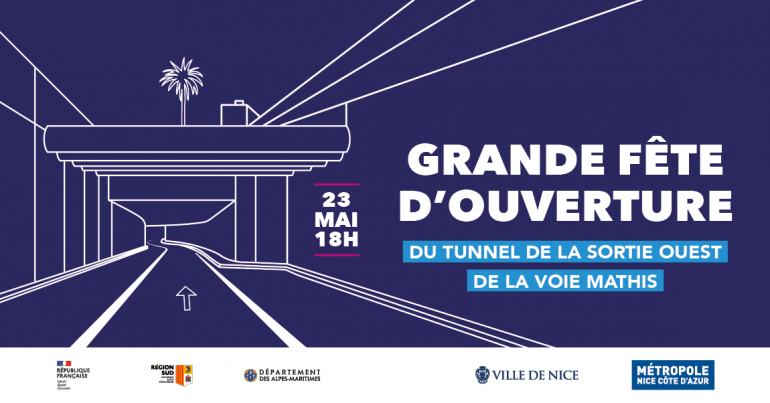 Grande fête d''ouverture du tunnel de la Sortie Ouest – Voie Mathis