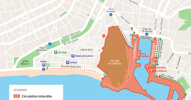 Bien circuler et stationner à Nice