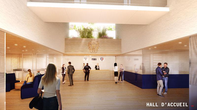 hall d'accueil